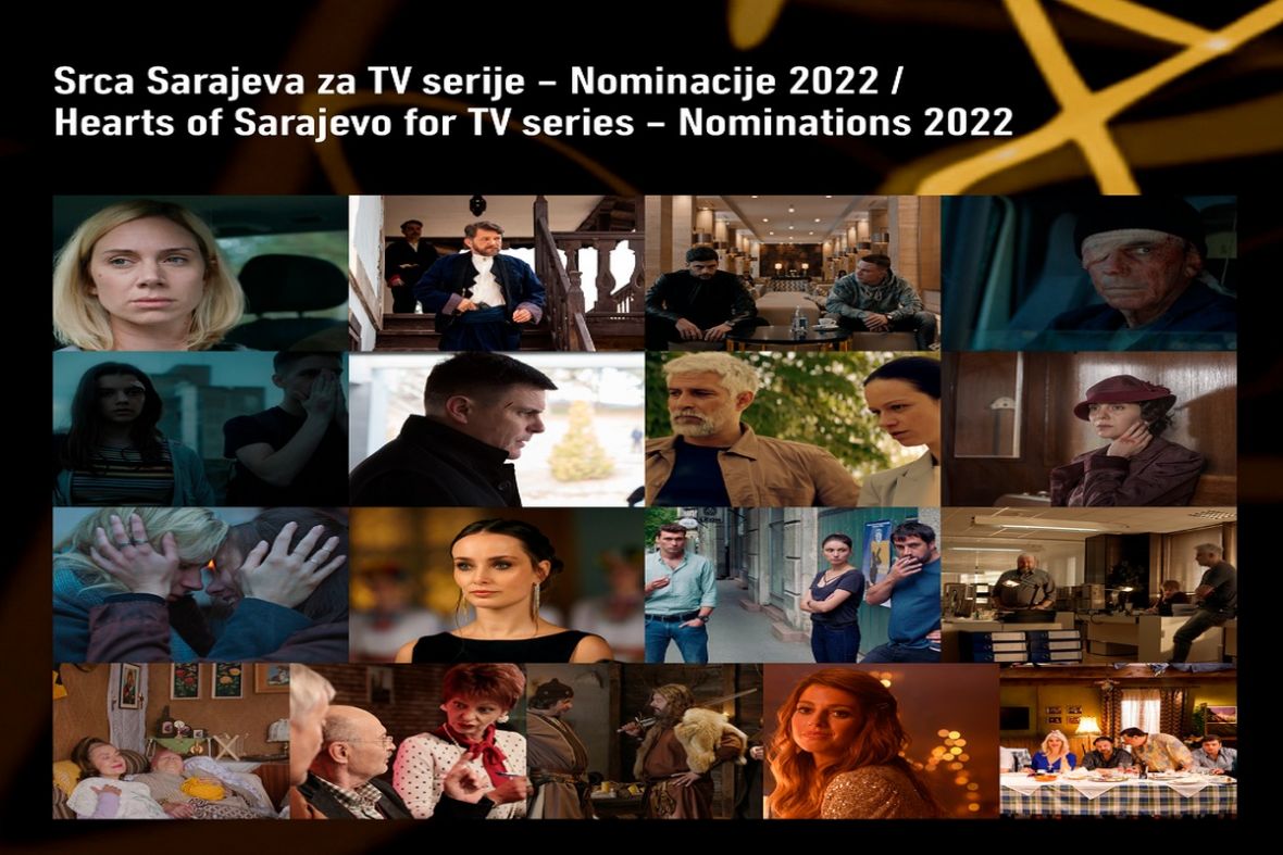 Objavljene nominacije 17 TV serija za nagrade Srce Sarajeva - undefined